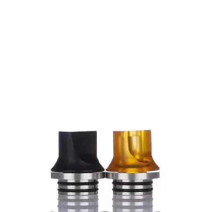 VaporDNA Large Duckbill 810 Drip Tip - Black Delrin, Ultem