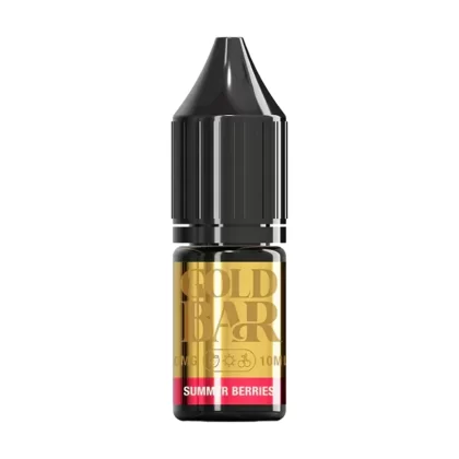 Gold Bar Summer Berries Nic Salt vape Juice - 10 Pack - 10mg
