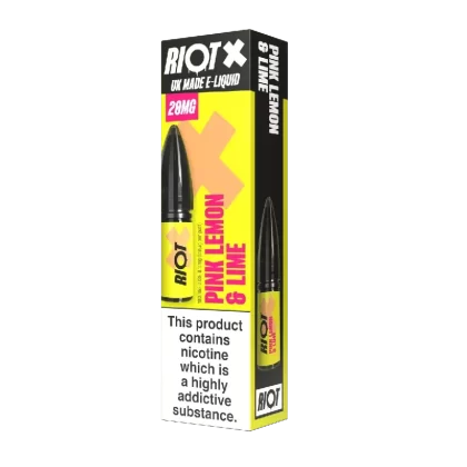 RIOT X PINK LEMON & LIME 10ML NIC SALT E-LIQUID