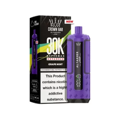 Al Fakher 30K Hypermax Prefilled Pod Kit Grape Mint - Strength#20mg (658CD9)
