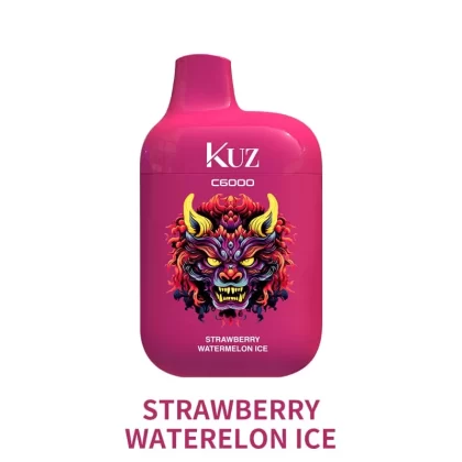 KUZ C6000 PUFFS – STRAWBERRY WATERELON ICE - Ozvapeone