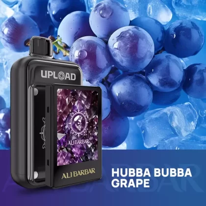 ALIBARBAR UPLOAD 25000 PUFFS – Grape Blast - Oil Tank + Screen, Oil Tank Only