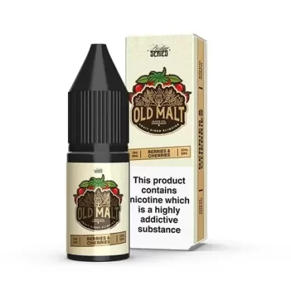 Old Malt 10ml Nic Salts - Flavour#Berries & Cherries>Kiwi Lime>Passionfruit Lychee>Pineapple & Raspberry>Strawberry Apple>Watermelon Lime~Nic Salt Strength#10mg>20mg