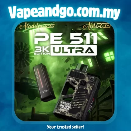 Aladdin Pro PE511 Ultra 3K Edition Small Size Device Starter Kit Akta 852 Registered - Vapeandgo Com My