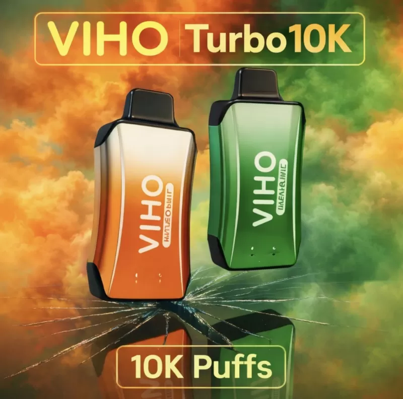 VIHO Turbo 10K - Dragon Fruit Watermelon (Satin) - Vapeciga - Image 2