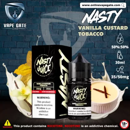 Vanilla Custard Tobacco - Nasty 30ml - 35 mg