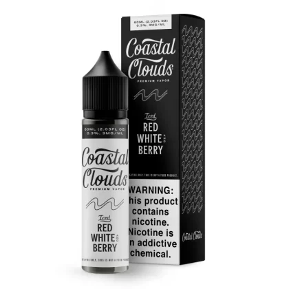 Red White and Berry Iced | Coastal Clouds | 60mL - Vaporider Deals