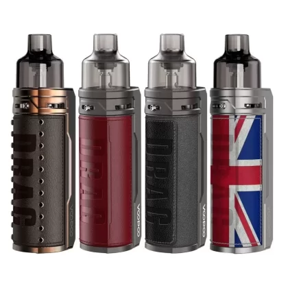 VOOPOO DRAG S 60W Pod Kit - Colour#Classic>Marsala>Galaxy Blue>Retro>Chestnut>Carbon Fibre>Mashup>Dark Knight>Iron Knight>Silver Knight>Bronze Knight>Silver Red>Silver White>Silver Blue>Silv