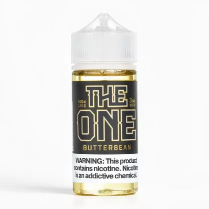 The One – Butterbean 100mL Vanilla Butterscotch E-Juice - Vape Product, Vape Product