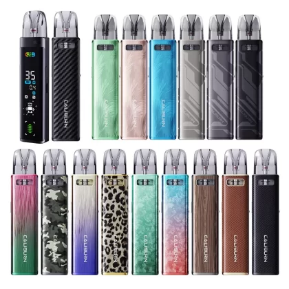 Uwell Caliburn G3 Pro 35W Pod System Kit - Black Carbon, Black Leather (6AFB91)