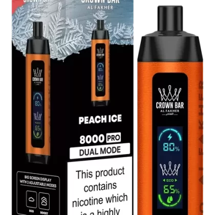 Peach Ice Al Fakher Crown Bar PRO 8k