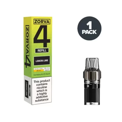 Lemon Lime Zorva 4 Prefilled Pods - Ecigdepot
