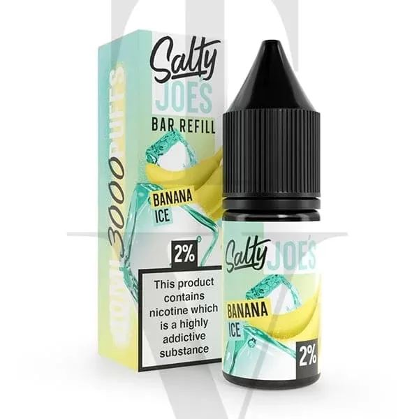 SALTY JOE’S BANANA ICE NIC SALT E-LIQUID
