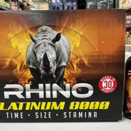 RHINO PLATINUM 8000 SHOTS | 12 CT