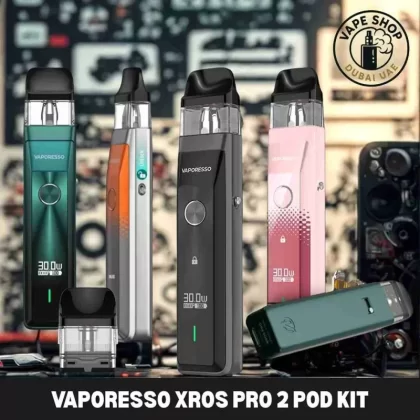 Vaporesso XROS Pro 2 Pod Kit In UAE - Dawn Purple, Gem Green (21D37A)