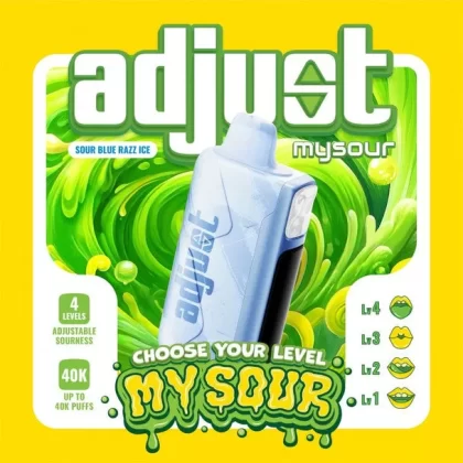Adjust MySour 40K - Sour Peach Raspberry