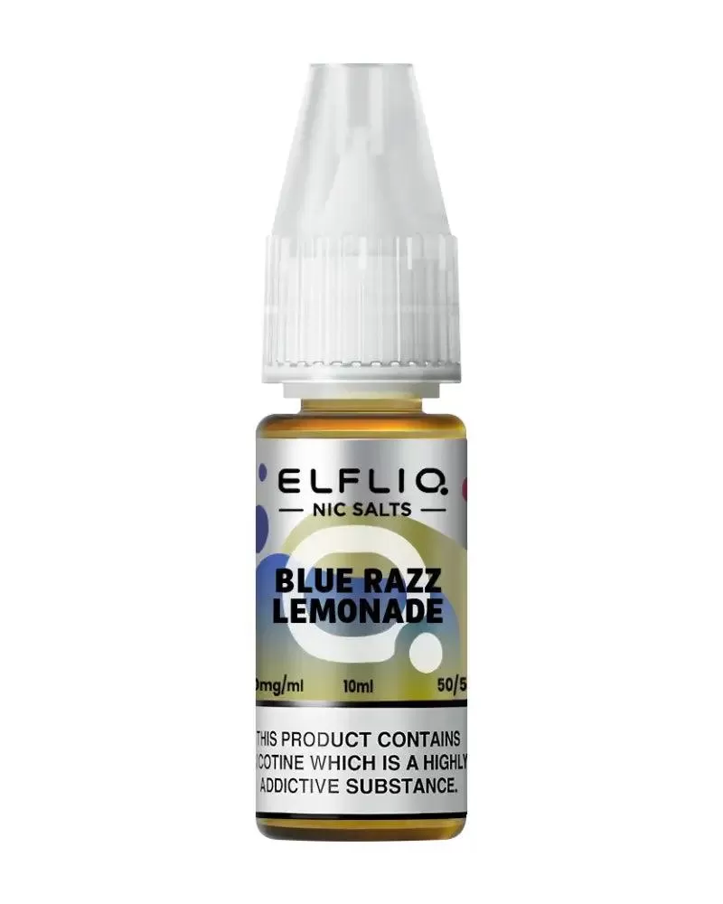 Elf Bar Elfliq Blue Razz Lemonade Nic Salt Vape Juice - Strength 10mg
