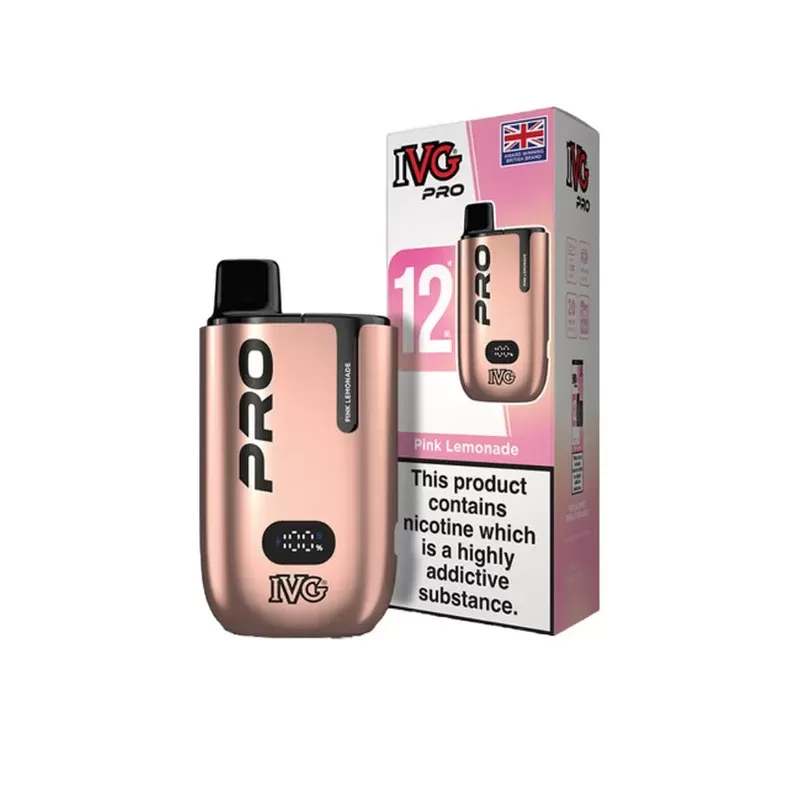 IVG Pro 12 Pink Lemonade Vape Kit - Nicotine Strength#20mg