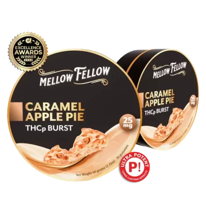 Mellow Fellow THCp Bursts Edibles – Caramel Apple Pie – 25mg - Ejuicewarehouse