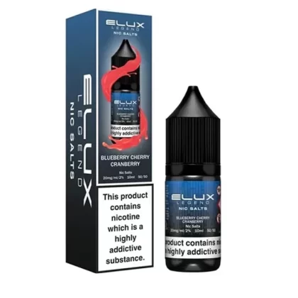 Elux Legend Blueberry Cherry Cranberry Nic Salt E-Liquid - 10mg