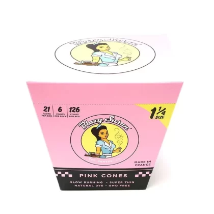 Blazy Susan Pink Pre Rolled Cones – 1¼