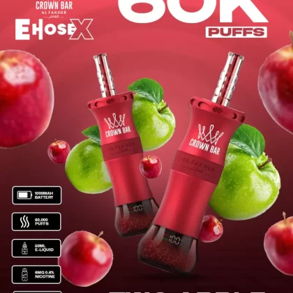 Al Fakher Vape CrownBar 60000 - Two Apple