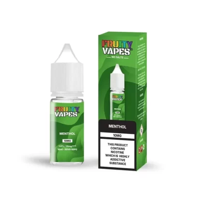 Menthol Fruity Vapes Nic Salt 10ml Vape Juice