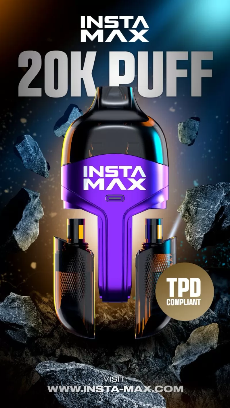 Insta Max 20k Puffs Prefilled Pod kit - Mr. Blue Cherry