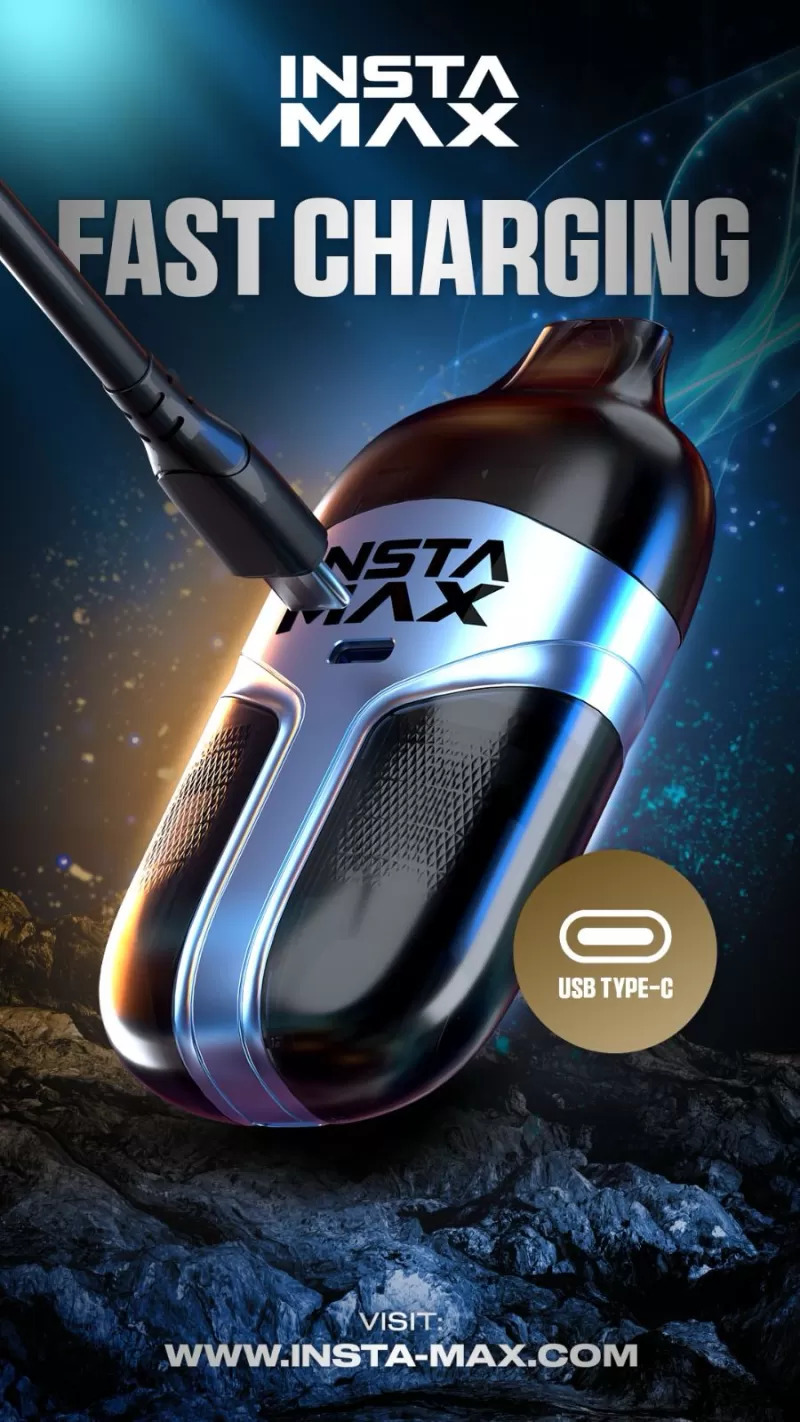 Insta Max 20k Puffs Prefilled Pod kit - Mr. Blue Cherry - Image 3