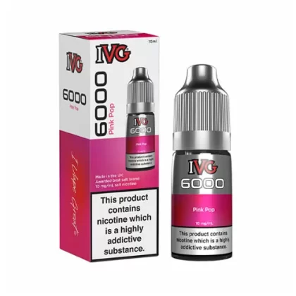 IVG 6000 Pink Pop Nic Salt - 10mg