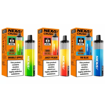 Voopoo Nexay Crush 10K Prefilled Pod Kit - Strawberry Raspberry