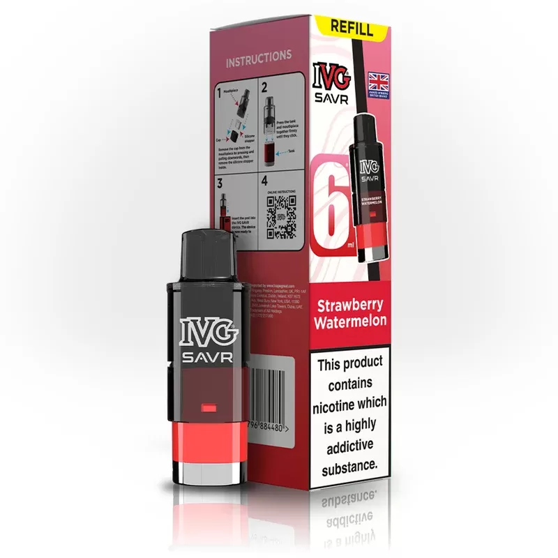 IVG SAVR Strawberry Watermelon Refill - Ecigpremium
