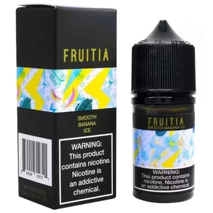 Banana Ice Nicotine Salt by Fruitia - Size#30ml~Nicotine#35MG>50MG