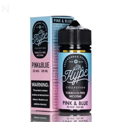 The HYPE by Propaganda E-Liquid - Pink & Blue - 100ml - 3mg