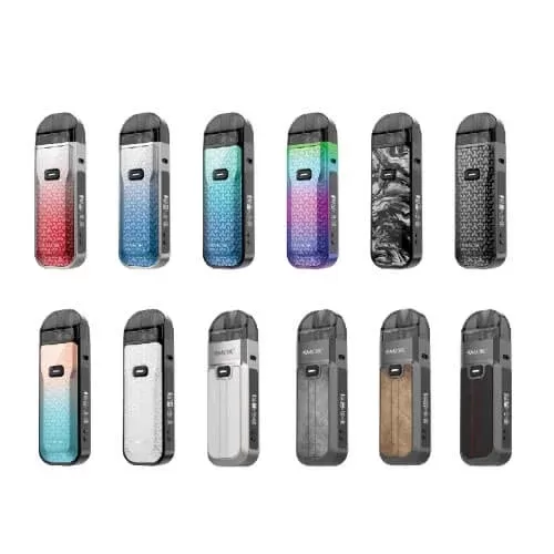 SMOK Nord 5 Pod Starter Kit - Color#7-Color Dart>Black Dart>Blue Grey Dart>Blue Pink Dart>Fluid Black Grey>Green Blue Dart>Red Grey Dart>White Dart>Leather Beige White>Leather Black>Leather (885F6A)