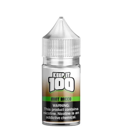 Keep It 100 Salt Mint Bacco eJuice - Vape Product; Vape Product, Vape Product (2F96B2)