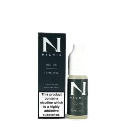 NIC NIC 15mg Flavourless Vape Juice Nicotine Shot (100VG) 10ml - Nic / 15mg / 100VG