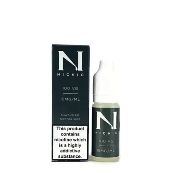 NIC NIC 15mg Flavourless Vape Juice Nicotine Shot (100VG) 10ml - Nic / 15mg / 100VG