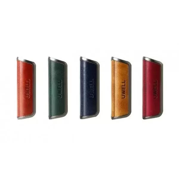 Uwell Aeglos P1 Battery Cover - colour#Olive Green>Wine Red>Dark Blue>Saddle Tan>Reddish Brown