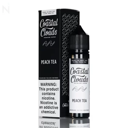Coastal Clouds E-Liquid - Peach Tea - 60mL - 6mg