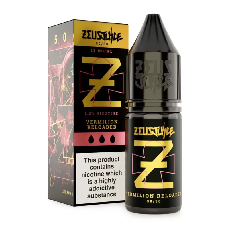 Vermilion Reloaded E-Liquid 50/50 Series by Zeus Juice (10ml) - 3mg