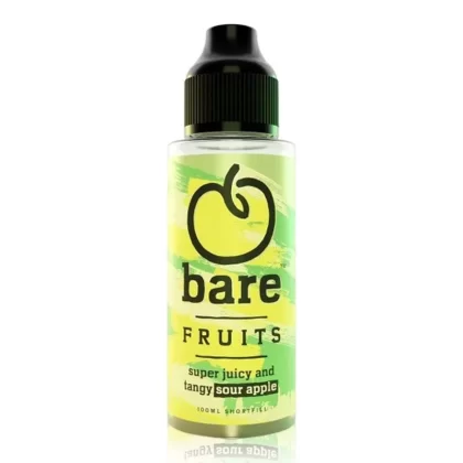 Sour Apple By Bare Fruits 100ml Shortfill
