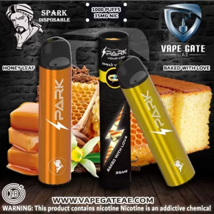 Spark Disposable Pod (1000 Puffs ) - MADE IN USA - APPLE KIBERRY