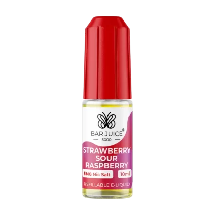Strawberry Sour Raspberry Nic Salt by Bar Juice 5000 - 20mg - Vape Product (6AD0F8)