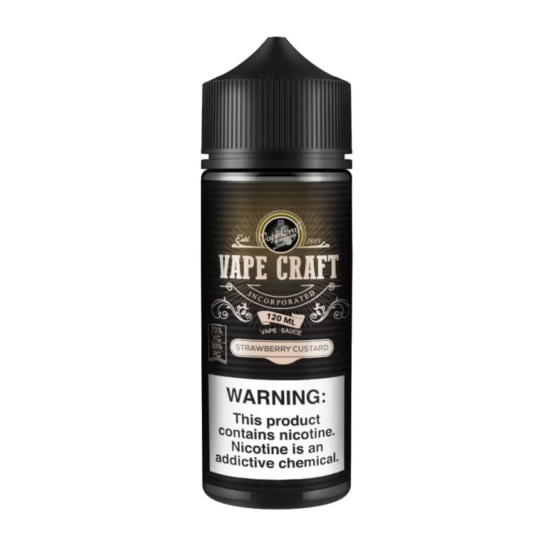 Vape Craft Strawberry Custard eJuice - Vape Product, Vape Product; Vape Product, Vape Product