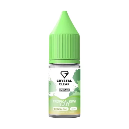 Crystal Clear Bar Salts Tropical Kiwi Blast Nic Salt Vape Juice - 10mg