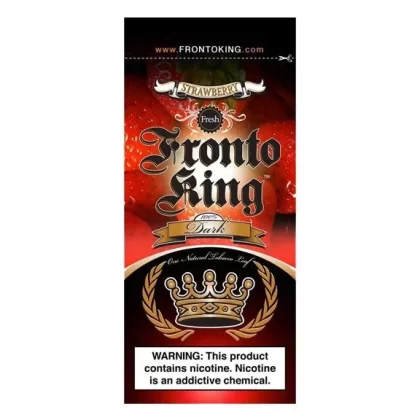 Fronto King Strawberry Leaf Tobacco - Product#Strawberry~Packaging#Single Leaf>Box of 12