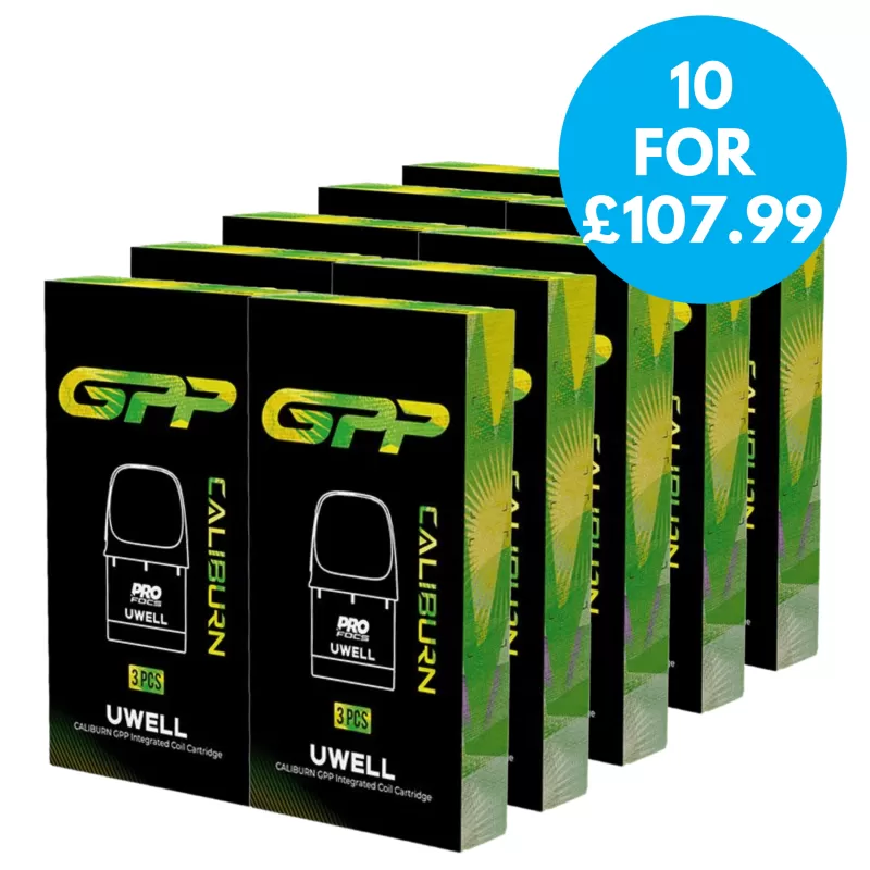 Box of 10 – Uwell Caliburn G4 GPP Replacement Pods XL - Vape Co