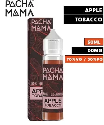 Apple Tobacco Shortfill eLiquid by Pacha Mama 50ml - 00mg / 50ml
