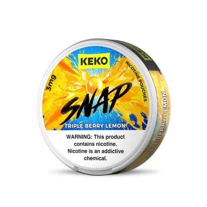 KEKO "SNAP" - Triple Berry Lemon - Nicotine Pouch (15 Count) - 1-Pack / 6MG